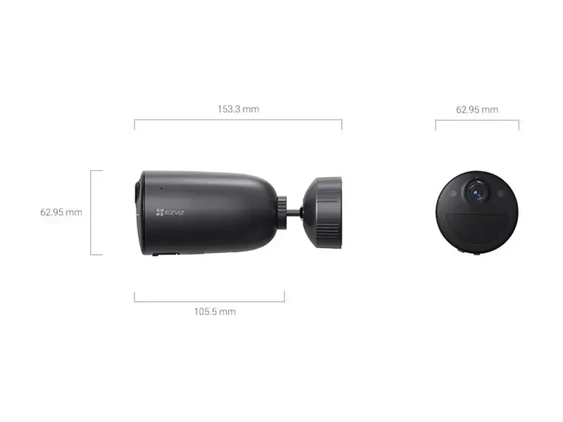 EZVIZ | Camera with battery and solar panel | CS-EB3 4G | Bullet | 3 MP | 2.8mm | IP65 | H.264/H.265 | Micro SD, Max. 512 GB