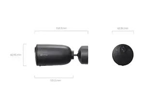 EZVIZ | Camera with battery and solar panel | CS-EB3 4G | Bullet | 3 MP | 2.8mm | IP65 | H.264/H.265 | Micro SD, Max. 512 GB