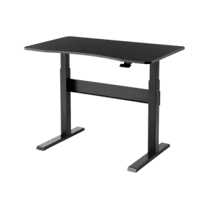 Pneumatic desk with height adjustment