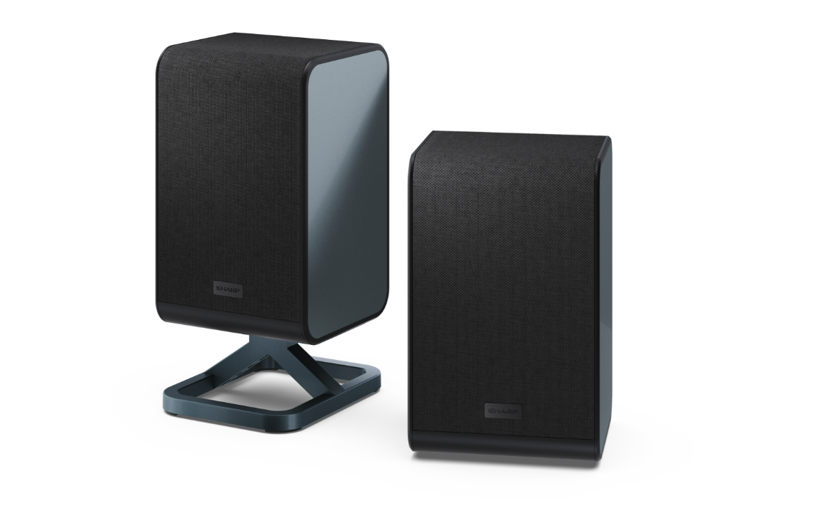 Sharp | 2.0.2 Wireless Rear Surround Speakers | HT-SPR52021(BK)