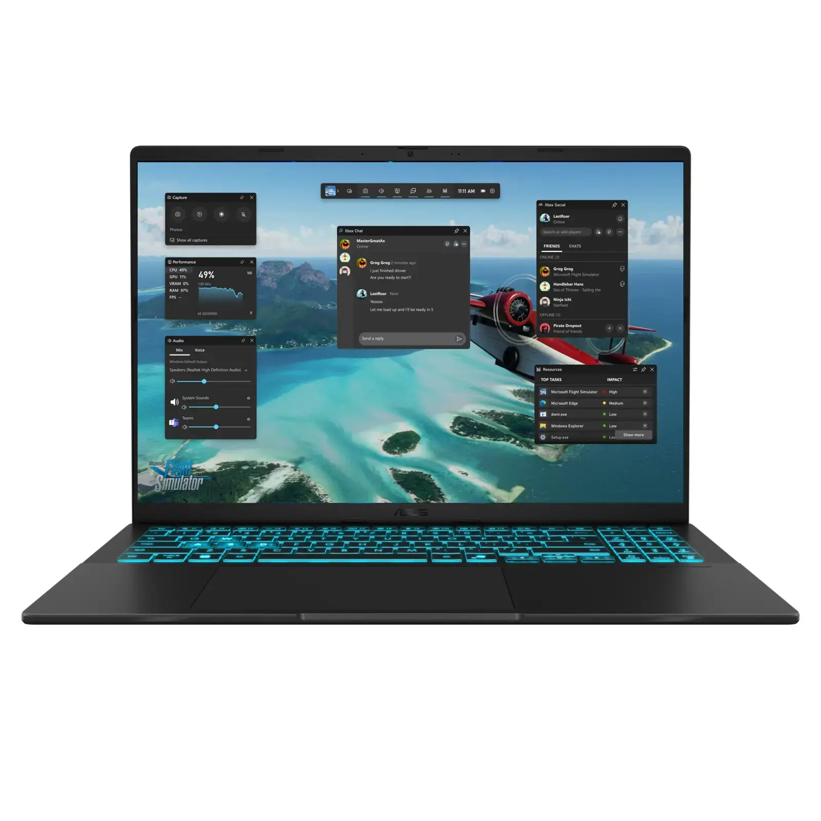 Nešiojamas kompiuteris ASUS Vivobook 16 V3607VU-RP059W, 210H, 1000 GB, 16 Coliai, Windows 11 Home