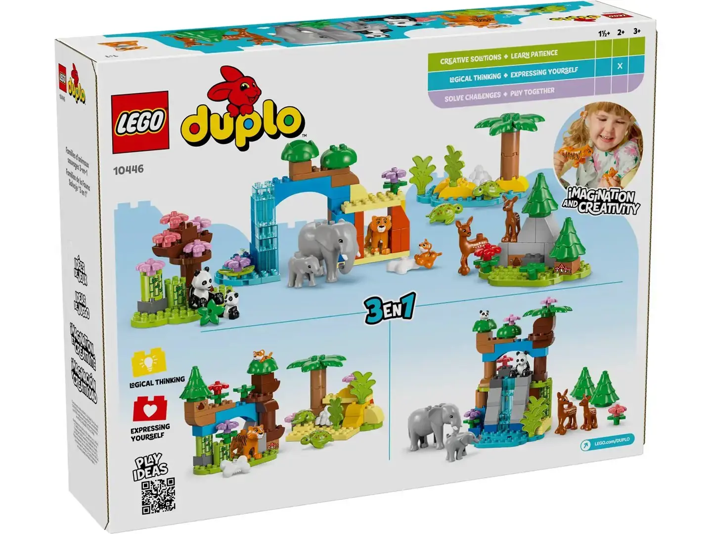 LEGO DUPLO 10446 3in1 Wild Animals Families