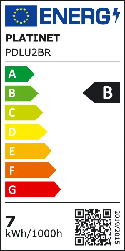 Platinet stalinė lempa su termometru PDLU2BR 7W (43599)
