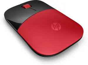 HP Z3700 raudona belaidė pelė, dvipusė, optinė, RF belaidė, 1200 DPI, juoda, raudona