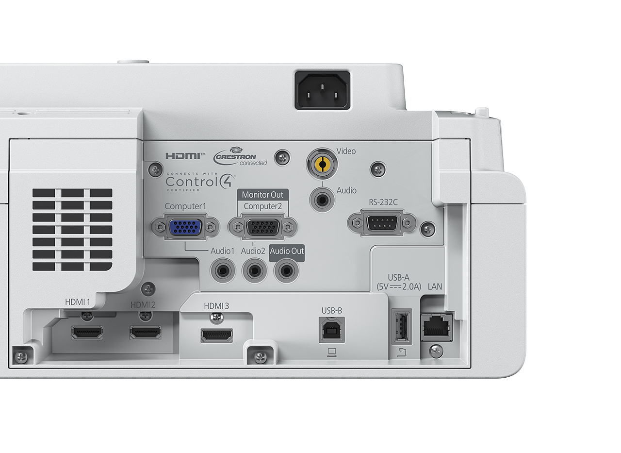 Epson EB-760Wi, 4100 ANSI lumens, 3LCD, WXGA (1280x800), 2500000:1, 16:10, 1346.2 - 2540 mm (53 - 100")