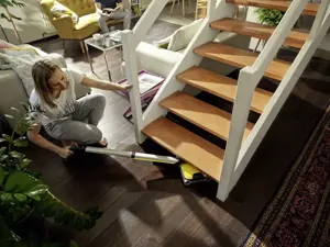 Kärcher FC 7 belaidis be maišelio sidabrinės spalvos, geltonos spalvos