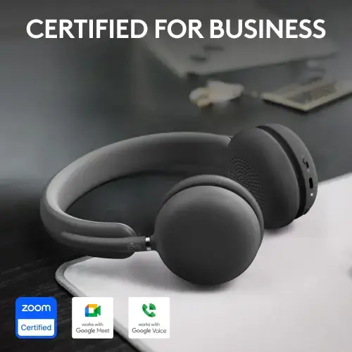 Logitech Zone Wireless 2 UC Belaidės ausinės, USB-C, USB-C Bluetooth receiver, Graphite