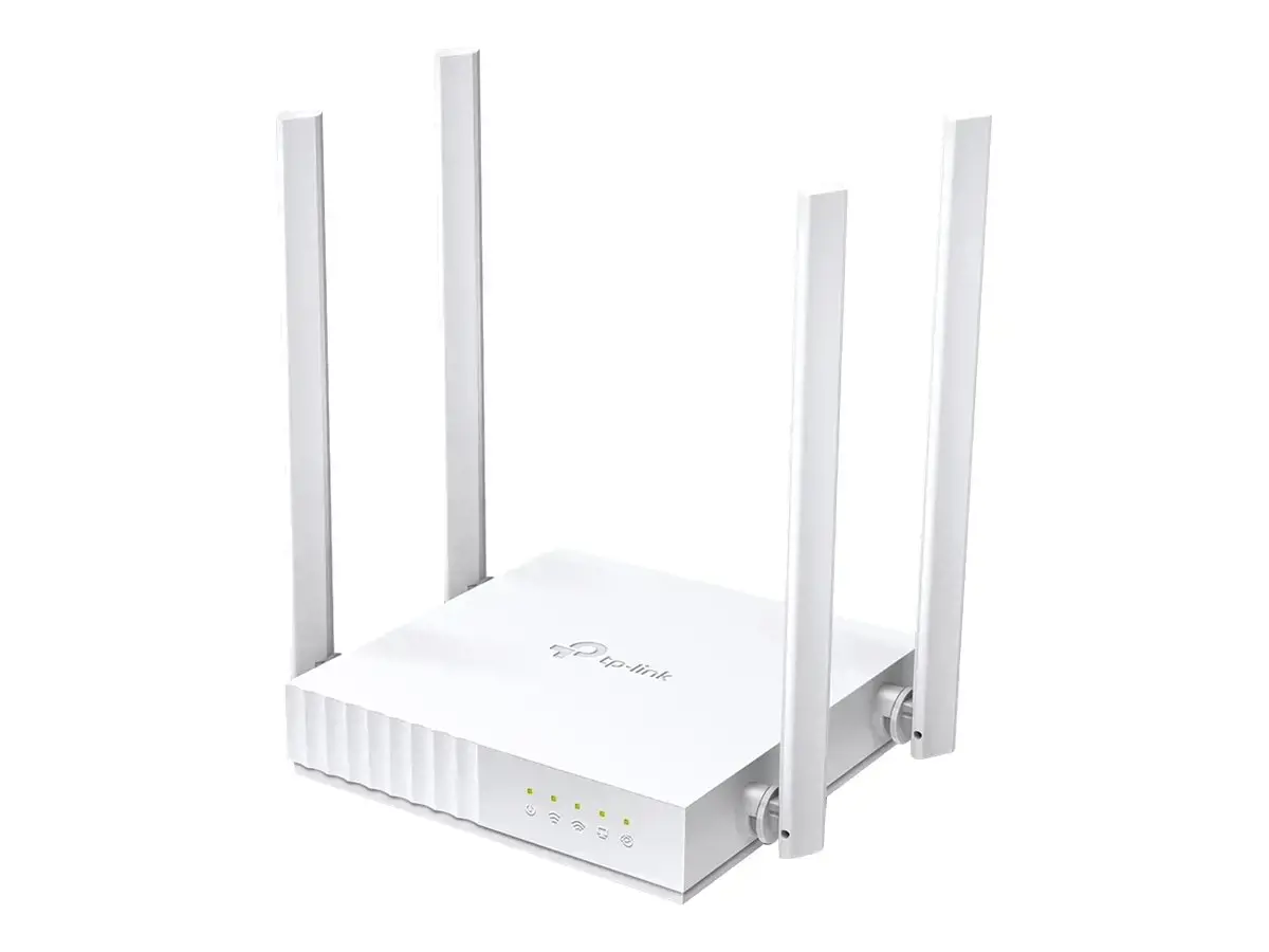 TP-Link ARCHER C24, "Wi-Fi 5" (802.11ac), dviejų dažnių (2,4 GHz / 5 GHz), Ethernet LAN, 4G, baltas, stalinis maršrutizatorius