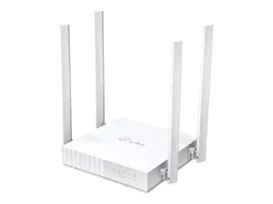 TP-Link ARCHER C24, "Wi-Fi 5" (802.11ac), dviejų dažnių (2,4 GHz / 5 GHz), Ethernet LAN, 4G, baltas, stalinis maršrutizatorius
