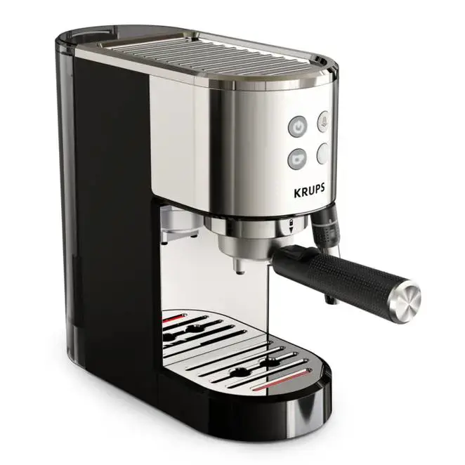 Kavos aparatas Krups 3016661173493, 1 litrai, 1350 W, Sidabrinė, Semi-auto