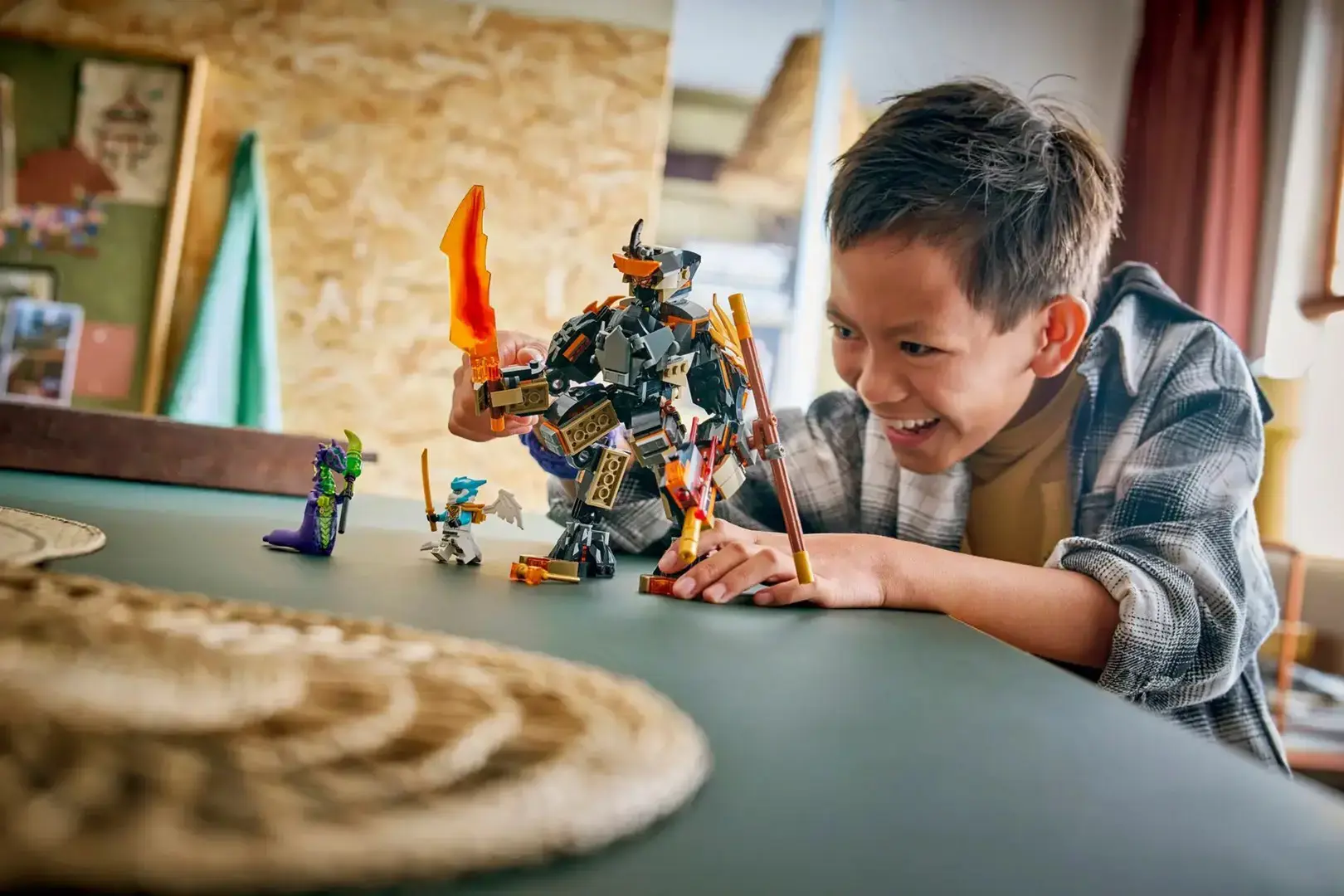 LEGO NINJAGO 71854 Cole's Mission Mech and Dragon Zane