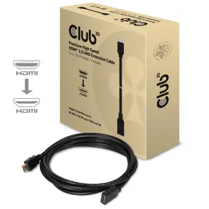 CLUB 3D CAC-1321 HDMI2.0 EXTENSION CABLE 3METER M/F