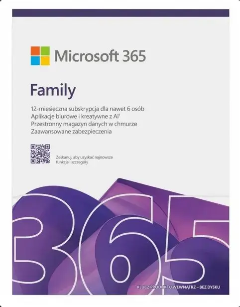 Microsoft 365 Family (6 users; 12 months) (EP2-32382)