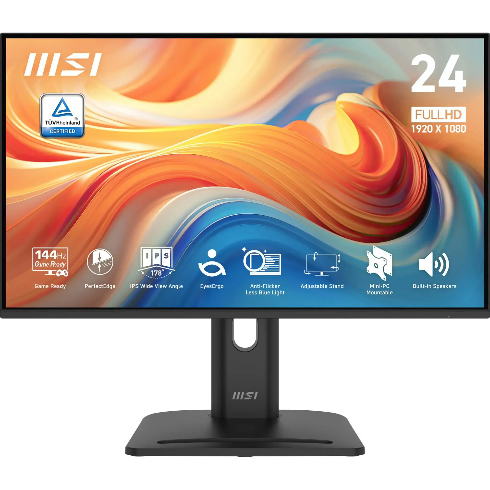 LCD Monitor MSI PRO MP245PG E14 23.8" Business Panel IPS 1920x1080 16:9 144 Hz 1 ms Speakers PROMP245PGE14