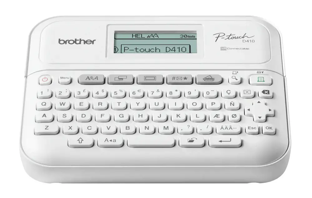 BROTHER PT-D410 ETIKEČIŲ SPAUSDINTUVAS KOMPIUTERIUI