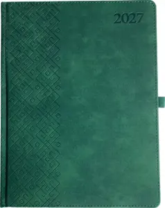 Darbo knyga TRADITIONAL , 2027, PU, A4, žalia(Baltic)