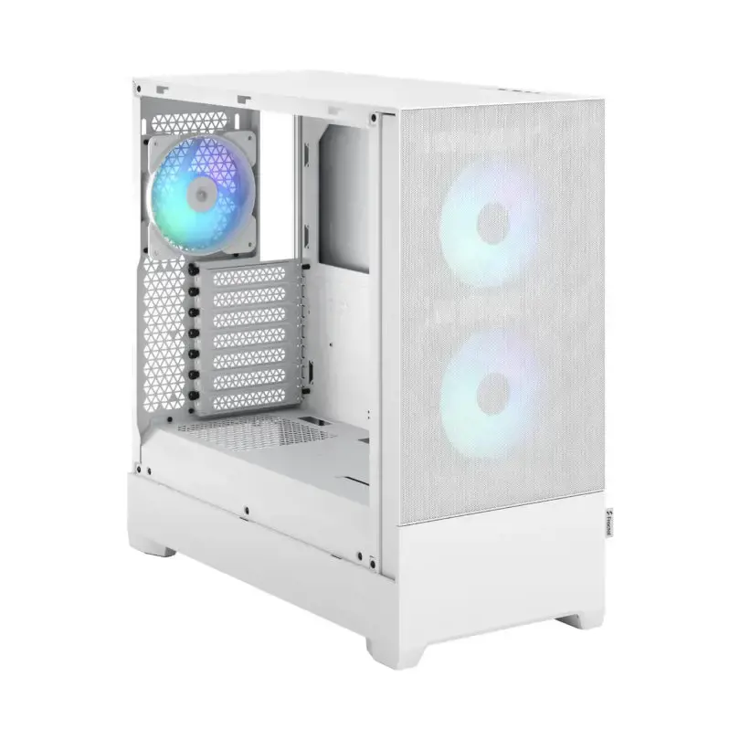 FRACTAL DESIGN "Pop Air RGB" baltas TG skaidrus atspalvis