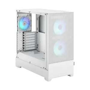 FRACTAL DESIGN "Pop Air RGB" baltas TG skaidrus atspalvis