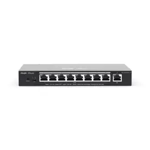 Komutatorius RUIJIE L2 tipo 9x10Base-T / 100Base-TX / 1000Base-T PoE+ prievadai 8 RG-ES209GC-P