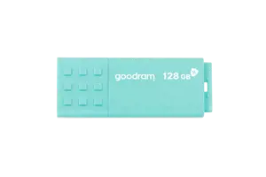 "Goodram UME3", 128 GB, A tipo USB, 3.2 Gen 1 (3.1 Gen 1), 60 MB/s, dangtelis, turkio spalvos