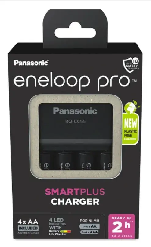 Kroviklis Panasonic ENELOOP Pro K-KJ55HCD40E, 2 val; +(4xAA)