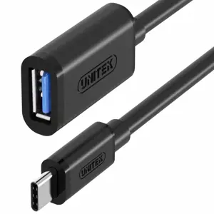UNITEK Y-C476BK "Unitek" kabelis iš USB Type-C į USB AF, Y-C476BK