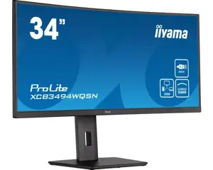 "iiyama ProLite XCB3494WQSN-B5", 86,4 cm (34"), 3440 x 1440 taškų, "UltraWide Quad HD", 0,4 ms, juo…