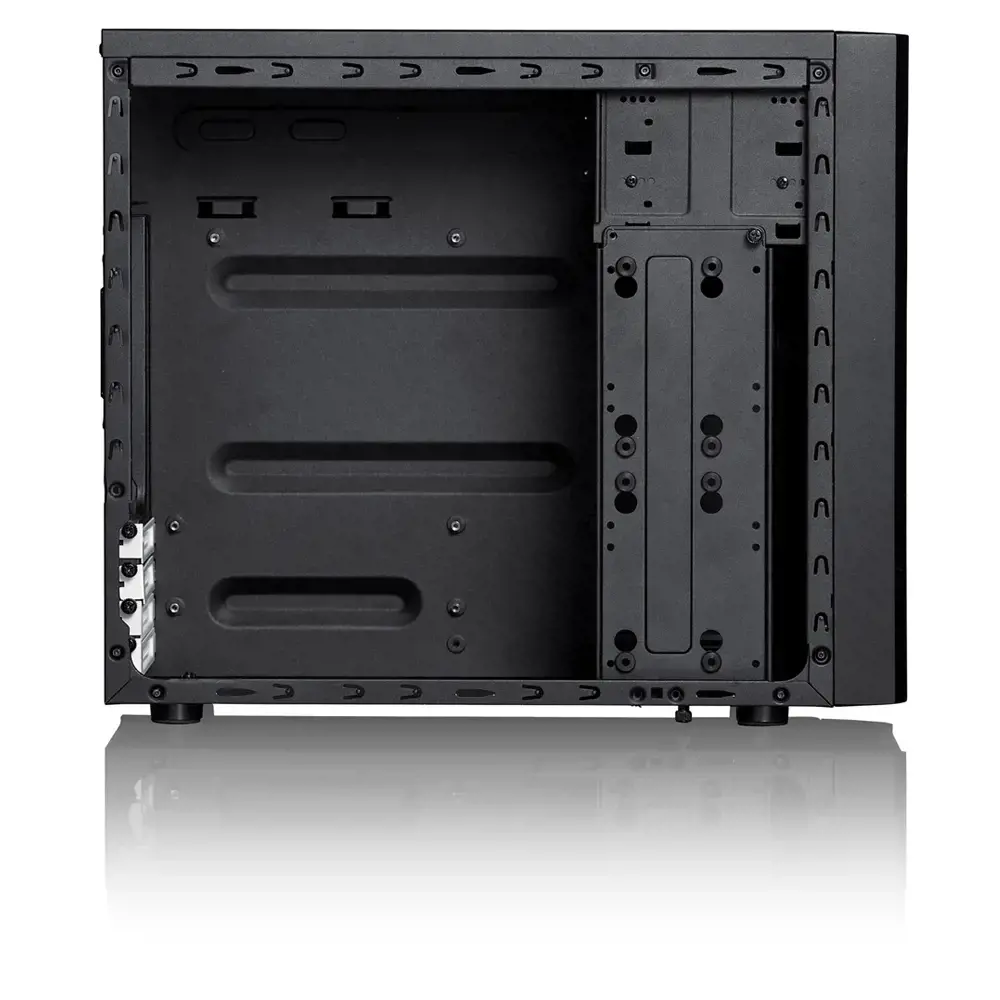 Fractal Design Core 1000 USB 3.0, Midi Tower, kompiuteris, juodas, DTX, micro ATX, Mini-ITX, 14,8 cm, 35 cm