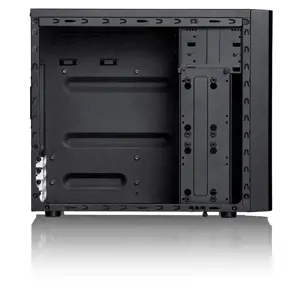 Fractal Design Core 1000 USB 3.0, Midi Tower, kompiuteris, juodas, DTX, micro ATX, Mini-ITX, 14,8 cm, 35 cm