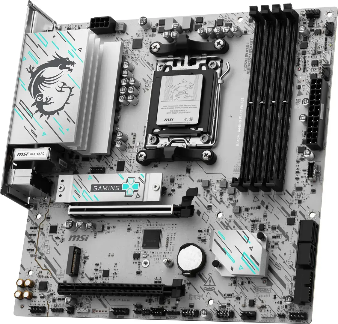 MSI B840M GAMING PLUS WIFI6E motherboard AMD B840 Socket AM5 micro ATX