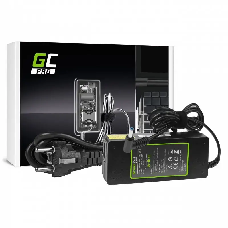 GREENCELL AD65P įkroviklis / kintamosios srovės adapteris Green Cell PRO 19,5 V 4,62 A 90 W, skirtas HP 250 G2 ProBook 650 G2