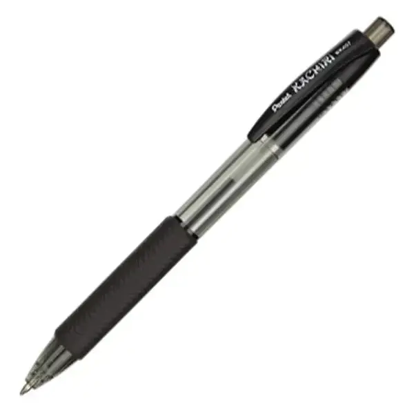 Automatinis tušinukas PENTEL KACHIRI 0.7mm, juodos spalvos tušas