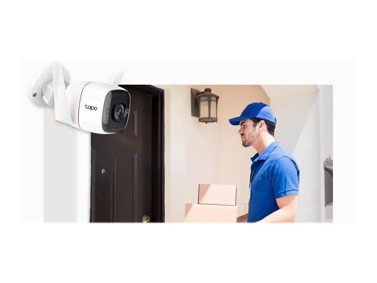 TP-Link Tapo Outdoor Security Wi-Fi Camera, IP security camera, Outdoor, Wired & Wireless, Amazon Alexa & Google Assistant, CE, Ceiling/wall