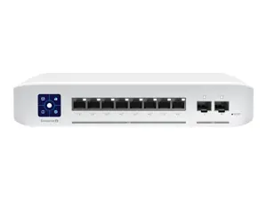 UBIQUITI USW-ENTERPRISE-8-POE UNIFI SWITCH 8x 2.5GB/S RJ45 POE+ 2x 10GB/S SFP+ TOUCHSCREEN IŠ VISO 120W