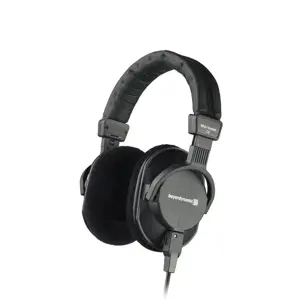 Beyerdynamic studijinės ausinės DT 250 3,5 mm ir 6,35 mm adapteris, "On-Ear", juodos spalvos