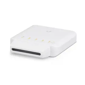 UBIQUITI USW-Flex Ubiquiti USW-Flex 5 x Gigabit UniFi komutatorius (1x PoE įėjimas, 4x PoE+/48V PoE išėjimas 46W)