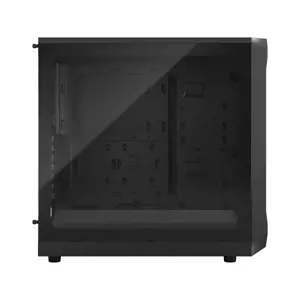 Fractal Design Focus 2 Black TG Clear Tint, Midi Tower, Maitinimo šaltinis pridedamas Ne