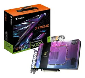 Vaizdo plokštė GIGABYTE GeForce RTX 5090 32 GB, GDDR7, GV-N5090AORUSX WB-32GD