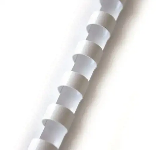Spiralė įrišimui Forpus plastikinė 10 mm, 100 vnt., balta