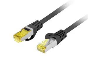 Patchcord cat.6a S/FTP LSZH CU 2m fluke pass juodas