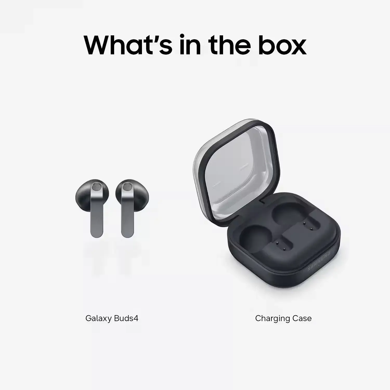 Samsung Galaxy Buds4 Belaidės ausinės Earbuds, Bluetooth, Juoda