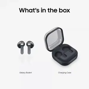 Samsung Galaxy Buds4 Belaidės ausinės Earbuds, Bluetooth, Juoda