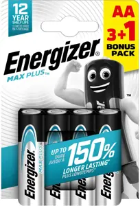 Energizer battery Max Plus Alkaline AA CHP4 3+1
