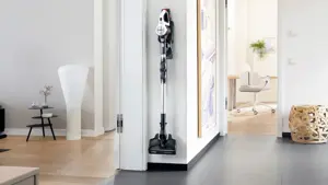 Bosch BSS711W stick vacuum/electric broom Battery Dry Bagless 0.3 L Black, Silver, White