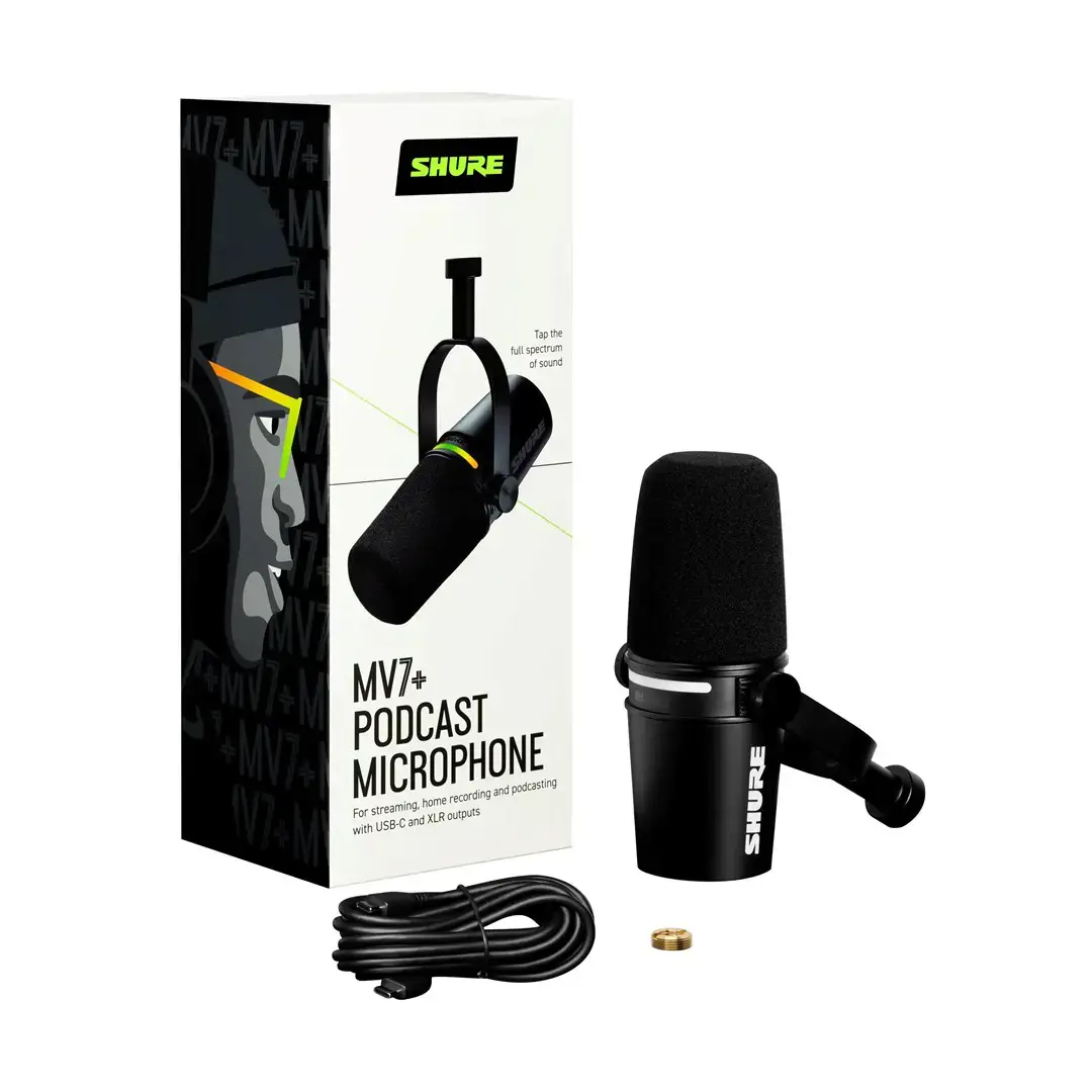 Shure | Podcast Microphone | MV7+