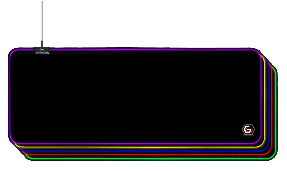 GEMBIRD MP-GAMELED-L Žaidimų pelės kilimėlis su LED šviesos efektu L dydis 300 x 800 mm