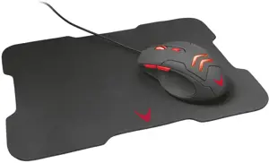 Varr VSETMPX4 žaidimų pelė + pelės kilimėlis 800-3200 DPI | USB