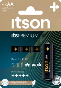 itson itsPREMIUM baterija šarminė LR6IPR/4CP