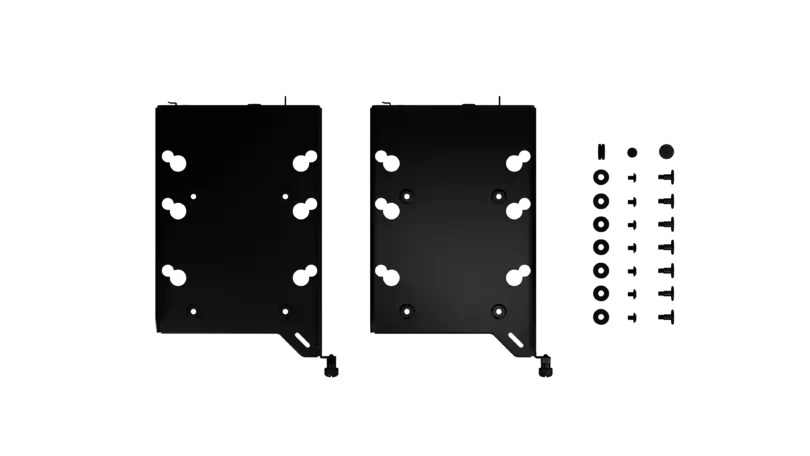 "Fractal Design" FD-A-TRAY-001, universalus, standžiojo disko laikiklis, plienas, juodas, 2,5, 3,5 colio, Define 7 Define 7 XL