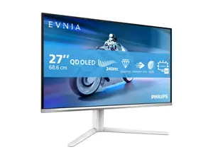 Philips 27M2N6501L/00 | 27 " | QD-OLED | 16:9 | 240 Hz | 0.03 ms | 2560 x 1440 pixels | 400 cd/m² | HDMI ports quantity 2 | White